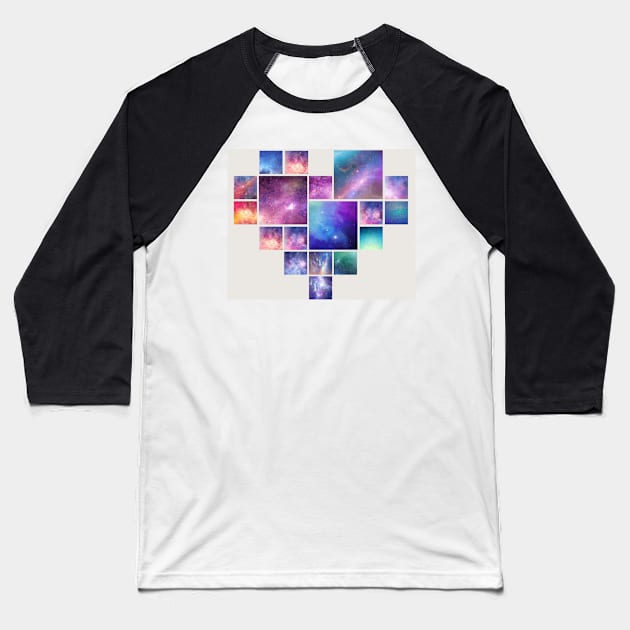 I Love Space 2 Baseball T-Shirt by LaurenPatrick